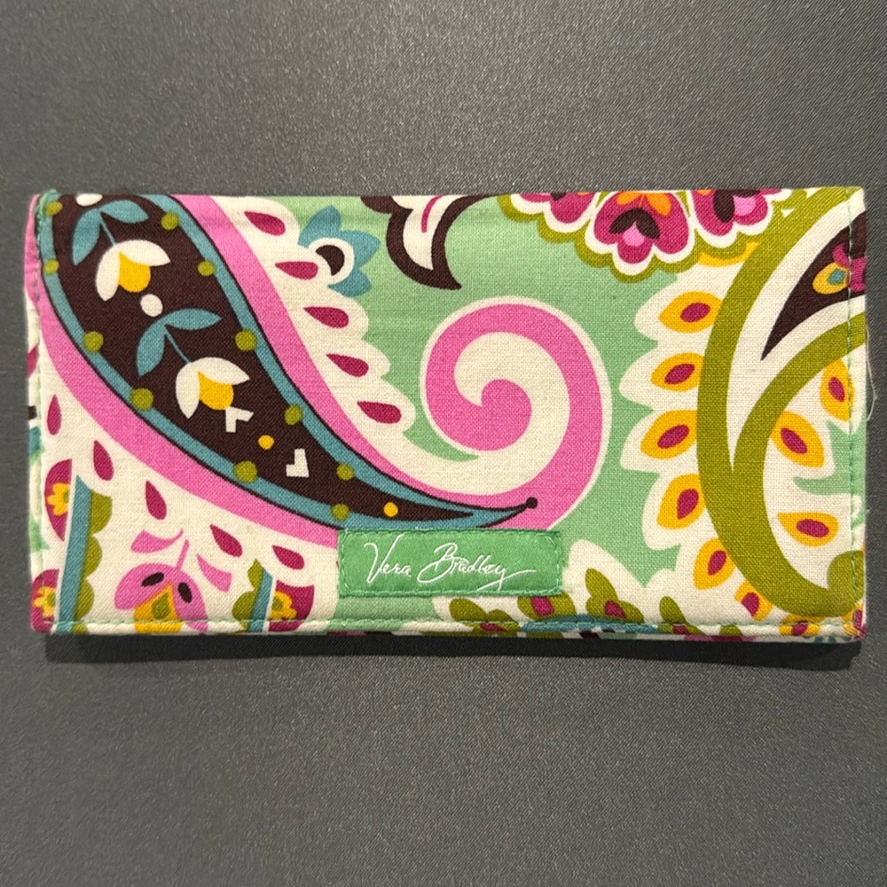 VERA BRADLEY Tutti Frutti Checkbook Wallet